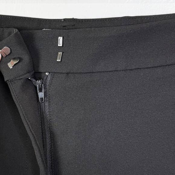 Vince Camuto Stretch Wide Leg Slim Trousers Pants Slacks Black Business Sz 6 NWT - Picture 4 of 11